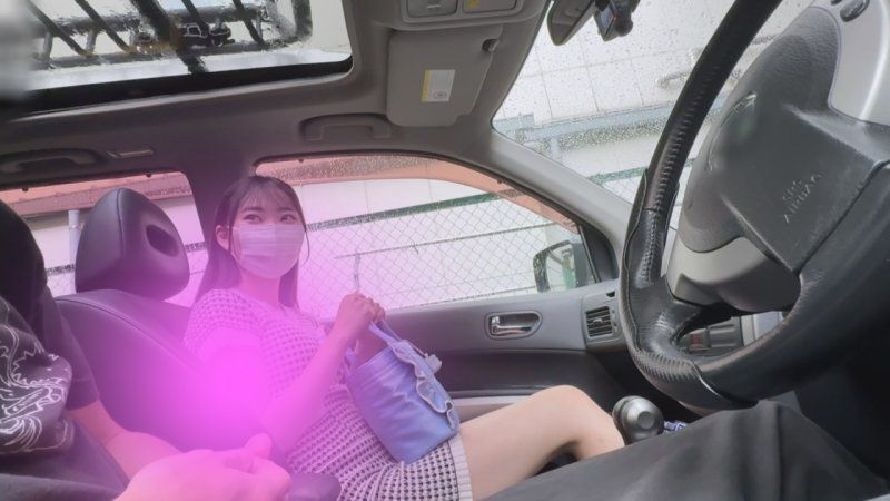 8/24 logA：美奈 在车内有车的情况下，过于刺激的车内吹喇叭&人生第一次吞精