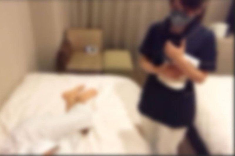 【露脸】【无码】白皙苗条美人被按摩师在骑乘位高潮絶顶祭典！