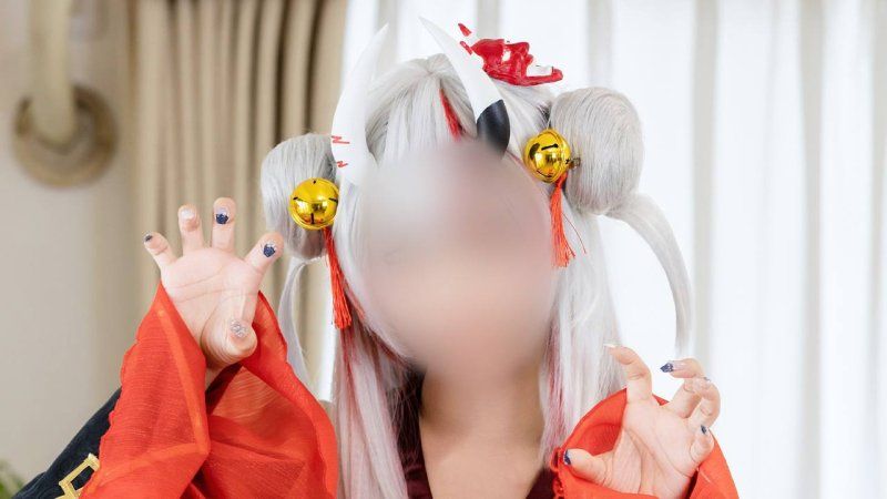 和服鬼神酱的鬼畜肉穴中出
