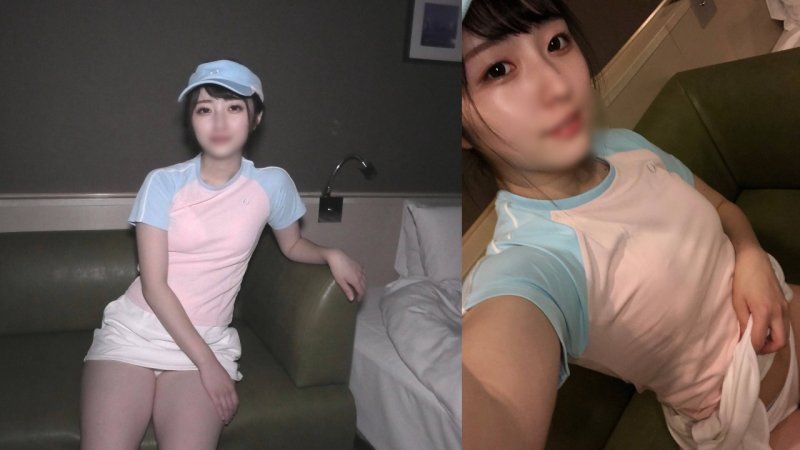 无码＜纯情纯洁❤＞清纯无垢！黑髮长髮！超可爱！在网球社练习后，无套插入PtoM口交随心所欲！在无毛淫穴裡连续浓厚中出！