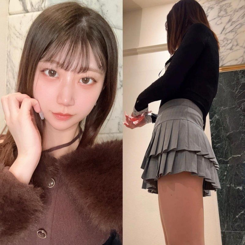 【无码・露脸】170cm的黑髮波波头。冷酷氛围的高挑纤细美女无剪辑拍摄