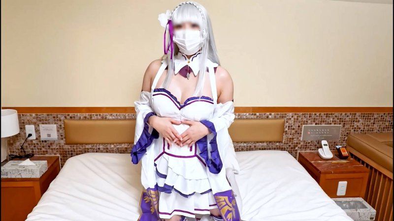 【无码】超可爱的天使级艾米莉亚酱一边颤抖腰部一边高潮到不行的大量中出情色自拍影像！热爱做爱的大屁股角色扮演者认真高潮！